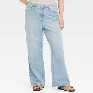 NWT Universal Thread Women's Light Wash High-Waist Jeans size 14